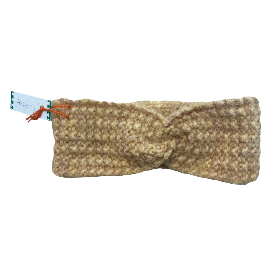 Woolen head band by Þóra Ben with a knot Woolen head band by Þóra Ben with a knot